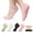 White, variant on 4 Pairs Non-Slip Pilates & Yoga Socks, Grip Socks for Women Cotton Short Gym & Barre Socks for Home Workout
