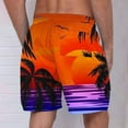 thumbnail image 4 of Midsumdr Mens Shorts Hawaiian Printed Casual Drawstring Loose Plus Size Beach Shorts Quick Dry Outdoor Travel Shorts with Pockets, 4 of 4