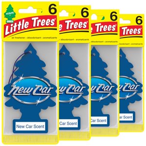 Little Trees New Car Scent Hanging Air Freshener 24-Pack
