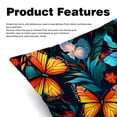 thumbnail image 2 of Butterfly Velvet Throw Pillow Covers Set with Unique Patterns - 16x16, 18x18, 20x20 Inches - 2 Throw Pillow Inserts & Covers for Any Occasion, 2 of 6