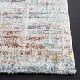 thumbnail image 3 of SAFAVIEH Berber Arvel Abstract Shag Area Rug, 9' x 12', Blue Rust/Ivory, 3 of 8