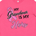 thumbnail image 4 of Inktastic My Grandma is My Hero Breast Cancer Awareness Youth T-Shirt, 4 of 5