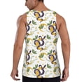 thumbnail image 3 of Xecao Snake And Moon Men's Tank Top Workout Quick Dry Sleeveless Gym Jogging Muscle Shirts Summer Swim Beach Tops, 3 of 9
