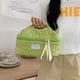 thumbnail image 4 of Bolsa De Almacenamiento Bolsa de cosméticos con flores acolchadas, bonita de almacenamiento de gran capacidad para el trabajo (verde) Tmvgtek Para Estrenar, 4 of 6