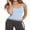 Sky Blue, variant on Women's Lace Trim Basic Camisole Sleeveless Y2K Spaghetti Strap Slim Fit Cami Tops