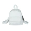 thumbnail image 1 of kurtrusly Sac Compact et Léger pour Femmes à la Mode Application Large Sacs à Dos de Voyage Blanc, 1 of 6