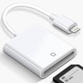 thumbnail image 1 of SD Card Reader with Lightning Connector - Plug & Play Adapter for iOS Devices, 1 of 5
