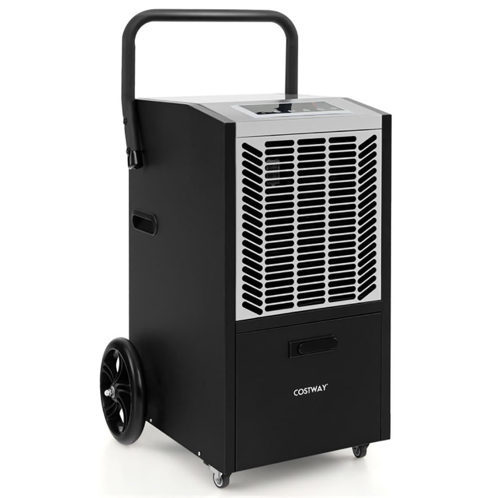 Yardi Yard 140 Pints Commercial Dehumidifier Crawl Space Dehumidifier with Pump and Drain Hose-White, Dehumidifiers for Home, Auto and Manual Drainage