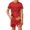 Red#9527, variant on BOOMNY Children Boys Outfit Sets 2 Peice Ice Cream Graphic Long Sleeve Tshirts Shorts Outfits for Kids Comfy Clothing Set