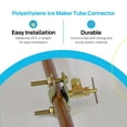thumbnail image 3 of EASTMAN 48362 Polyethylene Ice Maker Installation Kit with Brass Inserts, 25 Ft Length, White, 3 of 6