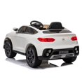 thumbnail image 4 of 12V Mercedes-Benz GLC Coupe kids Ride On Cars with Remote Control Leather Seat Rubber Tires, 4 of 5