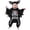 b-Black, variant on Bigetiay Bat Outfit Baby,Baby Halloween Outfit Baby Boys Girls Romper With Bat Hat Halloween Outfit, Size 0-3 Months