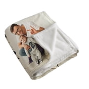 Customizable 50x60 Plush Fleece Photo Blanket
