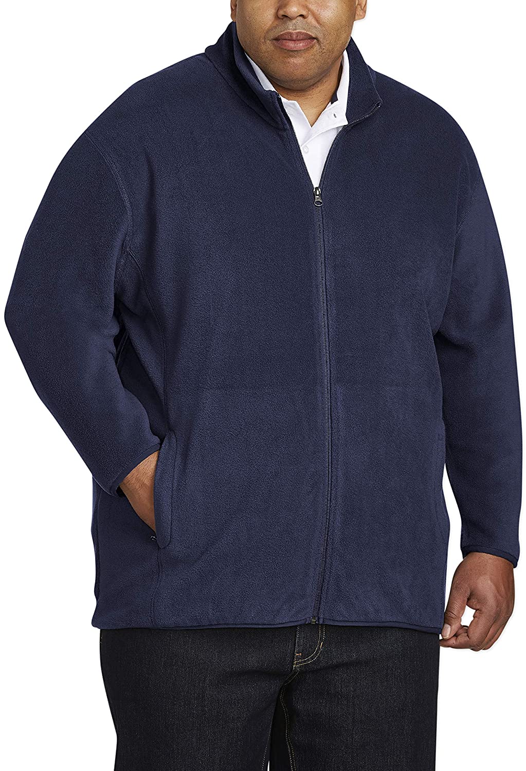 Tall Full-Zip Polar Fleece Jacket fit 