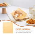 thumbnail image 3 of Luxshiny 100pcs Bread Bags with Window Khaki for General Users, 3 of 8