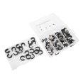 thumbnail image 2 of Juego de 80 abrazaderas para cables, clips tipo P de 1/4", 5/16", 3/8", 1/2", 5/8" y 3/4", soportes para mangueras y líneas de combustible., 2 of 14