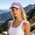 thumbnail image 4 of Gaexia Womens Ponytail Baseball Cap Adjustable High Messy Bun Ponycap Quick Drying Trucker Hats, 4 of 6
