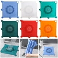 thumbnail image 2 of Kripyery Sewer Deodorant Pad Good Sealing Anti-smell Soft Silicone Toilet Floor Drain Deodorant Cover Hair Catcher for Home, 2 of 8