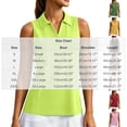 thumbnail image 3 of Admvng Womens Tank Top Breathable Sleeveless V Neck Golf Athletic Tennis Workout Camisole Blouse, 3 of 9
