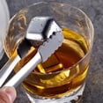 thumbnail image 3 of Stainless Steel Ice Cube For Freezer, Reusable Ice Cube For Whiskey, Metal Ice Cubes With Head Tongs And Storage Box Sets (Size : 8 Cubes), 3 of 5