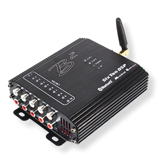 DSP B2 Audio Negro 4v 10 Canales con Bluetooth iOS/Android 96 KHz 32 Bits