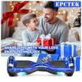 thumbnail image 5 of Bluetooth Hoverboard, 6.5" 300W Powerful Motor Hover Board with LED Lights, 6-10MPH Max Speed Self Balancing Electric Scooter, 5 of 7