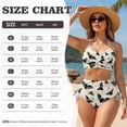 thumbnail image 5 of XYZCANDO His and Hers Matching Swimwear Set Beach Trunks for Men & Crisscross Back Bikini for Women Gothic Bat Couple Beachwear for Vacation Honeymoon Pool Summer Beach Outfit, 5 of 6