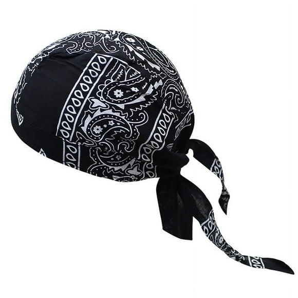 Bandana Bandana Multi-color Hip Hop Cotton Cashew Printing Pirate Headscarf Beanie Hat for Streetwear