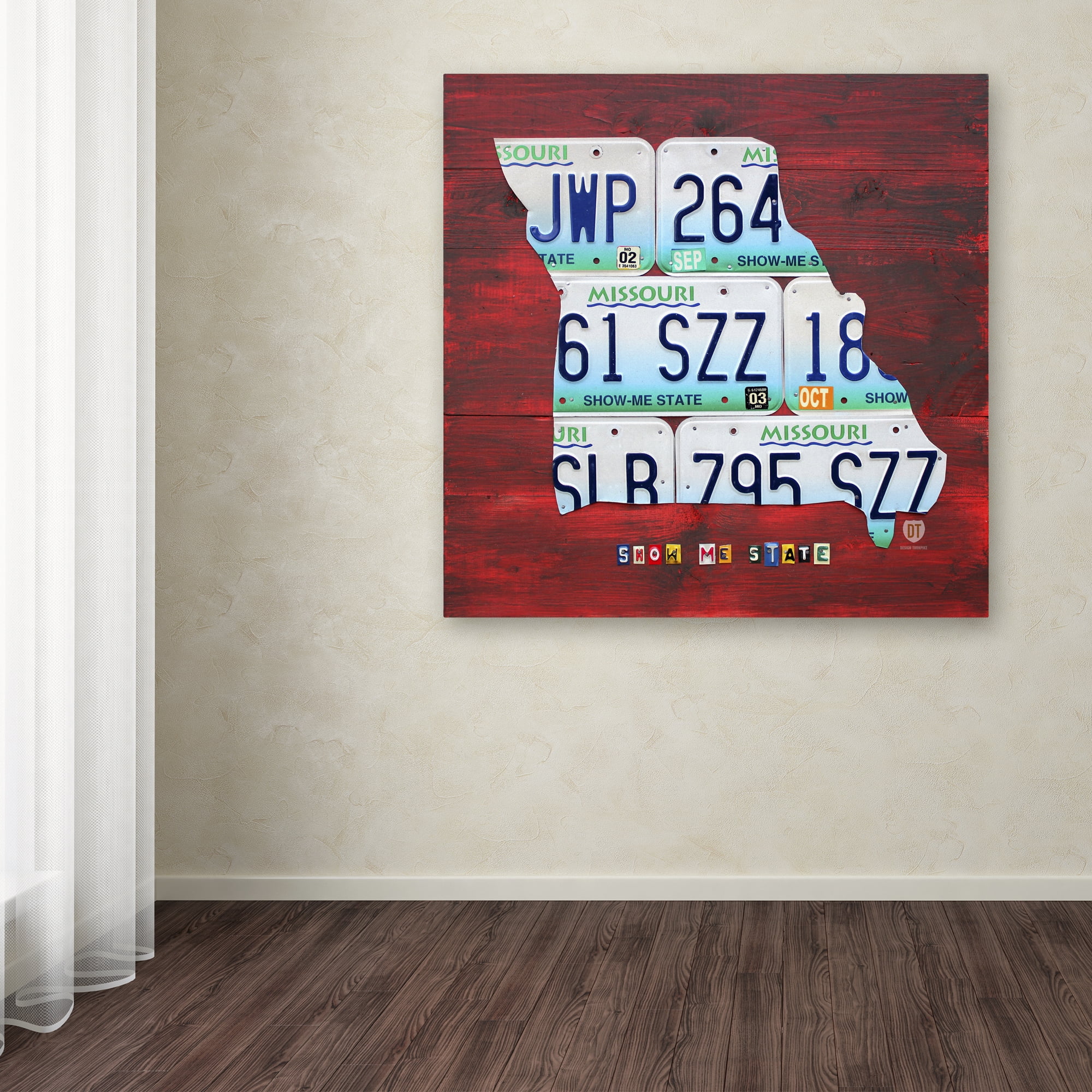 Trademark Fine Art 'Missouri' Canvas Art by Design Turnpike