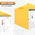 thumbnail image 4 of EAGLE PEAK 10 x 10 Pop up Canopy Tent, Instant Outdoor Folding Shelter,Yellow, 4 of 8