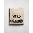 thumbnail image 3 of 1998 Los Angeles Summer Banner Sweatshirt Men -Image by Shutterstock, Male 3X-Large, 3 of 4