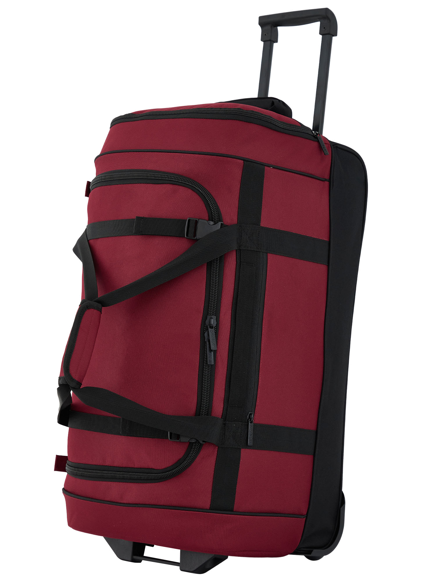 Protege Everyday Journey 25 in. Medium Rolling Duffel, Red