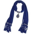 thumbnail image 1 of tredstone Longue Foulard Châle Pendentif en Résine avec Petits Strass pour Femme Collier Foulard avec Pendentif, 1 of 6