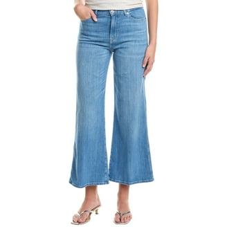 7 For All Mankind womens Lotta Blueberry Wide Leg Jean, 26, Blue