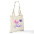 thumbnail image 6 of CafePress - 60 And Fabulous Tote Bag - Unisex Canvas Tote Bag, Beige, 1-Piece, 6 of 6