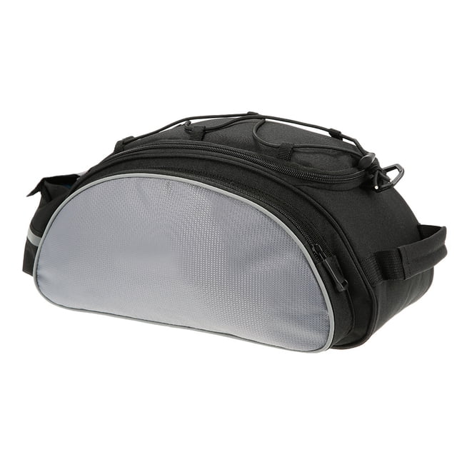 Bike Pouch Lixada 13L Multifunctional Rear Seat Bag Outdoor Cycling Bike Rack Seat Bag Rear Trunk Pannier Backseat Bag Handbag Shoulder Bag