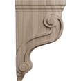 thumbnail image 3 of Ekena Millwork Cor03X08X13Tswa Boston - Ménsulas de madera de desplazamiento tradicional, 3 7/8 pulgadas de ancho x 8 pulgadas de profundidad x 13 pulgadas de alto, nogal, 3 of 4