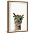 thumbnail image 2 of Marmont Hill Geeky Llama Framed Wall Art, 2 of 6