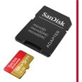 thumbnail image 1 of Tarjeta de memoria Extreme MicroSDXC de 128 GB + adaptador SD con rendimiento de aplicación A2 de hasta 160 MB/s, clase 10, U3, V30 LingWen 8390612335150, 1 of 1