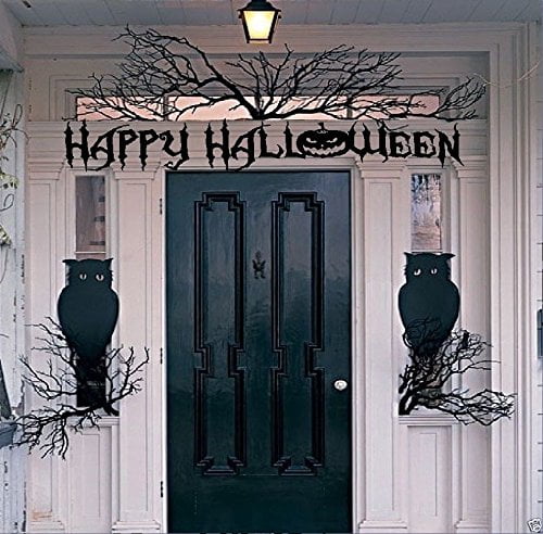 Decal ~ Happy Halloween # 2 6' x 28' wording