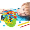 thumbnail image 4 of Bloques de equilibrio de madera, juegos de mesa, juguete educativo apilable, bloques de construcción altos, juguete de madera, juguetes de interacción divertidos, 4 of 8