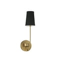 thumbnail image 2 of Trade Winds Diana 1-Light Wall Sconce in Natural Brass, 2 of 5