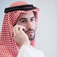 thumbnail image 2 of MasteelfCA Men Arab Head Scarf Rope Turban Headband Middle East Desert Head Wrap Headband, 2 of 8