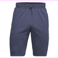 thumbnail image 2 of Under Armour Men's 2x Knit Shorts , Blue Ink (497)/Black , Medium, 2 of 2