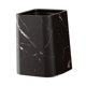 thumbnail image 3 of Cesta de papel de mármol, cuadrada, basura reutilizable, contenedor de basura moderno, vertedero para Negro M, 3 of 9