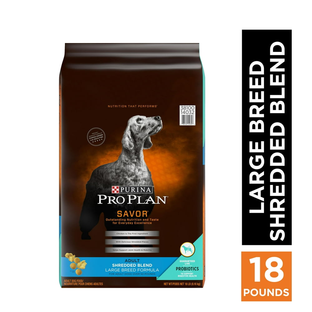 Purina Pro Plan With Probiotics Large Breed Dry Dog Food, SAVOR