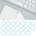 thumbnail image 2 of Loose Leaf Single Ring20Pcs Book Binder Ring Loose Leaf Buckle Notebook Ring Rapid Response, 2 of 8