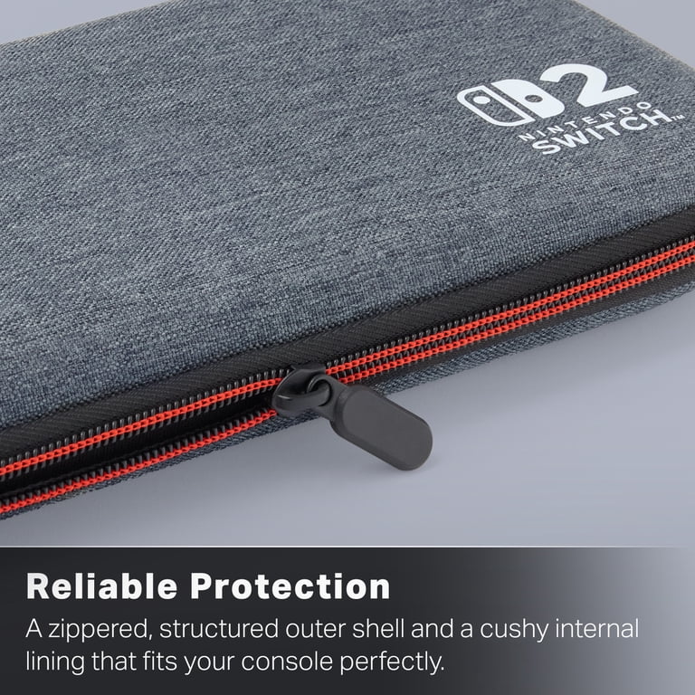 PowerA, NSW2 Slim Case, Heather Grey, for Nintendo Switch 2