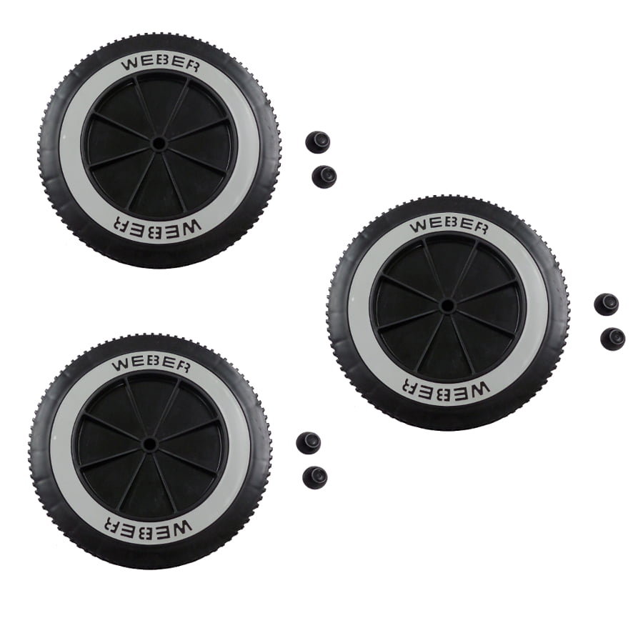 Weber Charcoal Kettle Grill Wheel Center Cap Retainer Cover Hubcap 6 Pack 