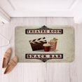 thumbnail image 2 of Theater Decor Rug Vintage Cinema Style Doormat, Movie Themed Bath Mat Clapboard, 2 of 8